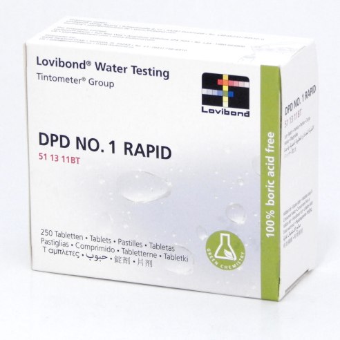 Lovibond - DPD NO.1 Rapid, pastiglie reagenti Cloro libero